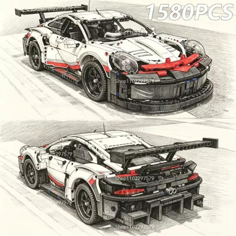 1580PCS New Technical 1:8 Scal - Lego Set Creator ulasan dan harga